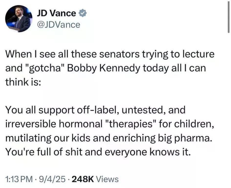 JD Lays into Hypocrite Senators